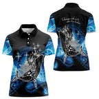 Maori Matariki Te Araroa Paikea Starry Women Polo Shirt Tangaroa Whakatauki