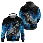 Maori Matariki Te Araroa Paikea Starry Zip Hoodie Tangaroa Whakatauki