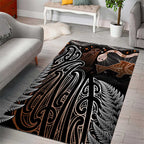 Aotearoa Maori - Australia Indigenous Area Rug Koiri Whakairo Mix Aboriginal Art - Aussie Hoodie