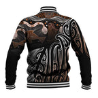 Aotearoa Maori - Australia Indigenous Baseball Jacket Koiri Whakairo Mix Aboriginal Art - Aussie Hoodie