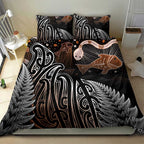 Aotearoa Maori - Australia Indigenous Bedding Set Koiri Whakairo Mix Aboriginal Art - Aussie Hoodie
