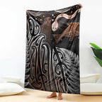 Aotearoa Maori - Australia Indigenous Blanket Koiri Whakairo Mix Aboriginal Art - Aussie Hoodie
