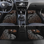 Aotearoa Maori - Australia Indigenous Car Mats Koiri Whakairo Mix Aboriginal Art - Aussie Hoodie