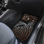 Aotearoa Maori - Australia Indigenous Car Mats Koiri Whakairo Mix Aboriginal Art - Aussie Hoodie