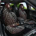 Aotearoa Maori - Australia Indigenous Car Seat Cover Koiri Whakairo Mix Aboriginal Art - Aussie Hoodie