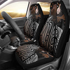 Aotearoa Maori - Australia Indigenous Car Seat Cover Koiri Whakairo Mix Aboriginal Art - Aussie Hoodie