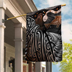 Aotearoa Maori - Australia Indigenous Garden Flag Koiri Whakairo Mix Aboriginal Art - Aussie Hoodie