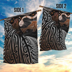 Aotearoa Maori - Australia Indigenous Garden Flag Koiri Whakairo Mix Aboriginal Art - Aussie Hoodie
