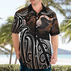 Aotearoa Maori - Australia Indigenous Hawaiian Shirt Koiri Whakairo Mix Aboriginal Art - Aussie Hoodie
