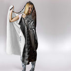 Aotearoa Maori - Australia Indigenous Hooded Blanket Koiri Whakairo Mix Aboriginal Art - Aussie Hoodie