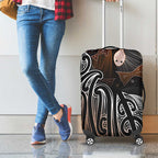 Aotearoa Maori - Australia Indigenous Luggage Cover Koiri Whakairo Mix Aboriginal Art - Aussie Hoodie