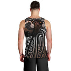 Aotearoa Maori - Australia Indigenous Men Tank Top Koiri Whakairo Mix Aboriginal Art - Aussie Hoodie