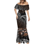 Aotearoa Maori - Australia Indigenous Mermaid Dress Koiri Whakairo Mix Aboriginal Art - Aussie Hoodie
