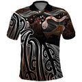 Aotearoa Maori - Australia Indigenous Polo Shirt Koiri Whakairo Mix Aboriginal Art - Aussie Hoodie