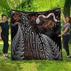 Aotearoa Maori - Australia Indigenous Quilt Koiri Whakairo Mix Aboriginal Art - Aussie Hoodie