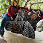 Aotearoa Maori - Australia Indigenous Quilt Koiri Whakairo Mix Aboriginal Art - Aussie Hoodie