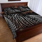 Aotearoa Maori - Australia Indigenous Quilt Bed Set Koiri Whakairo Mix Aboriginal Art - Aussie Hoodie