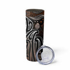Aotearoa Maori - Australia Indigenous Skinny Tumbler Koiri Whakairo Mix Aboriginal Art - Aussie Hoodie