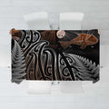 Aotearoa Maori - Australia Indigenous Tablecloth Koiri Whakairo Mix Aboriginal Art - Aussie Hoodie