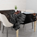 Aotearoa Maori - Australia Indigenous Tablecloth Koiri Whakairo Mix Aboriginal Art - Aussie Hoodie