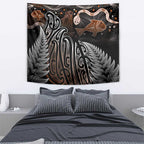 Aotearoa Maori - Australia Indigenous Tapestry Koiri Whakairo Mix Aboriginal Art - Aussie Hoodie