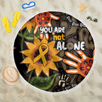 Australia Indigenous Beach Blanket You Are Not Alone