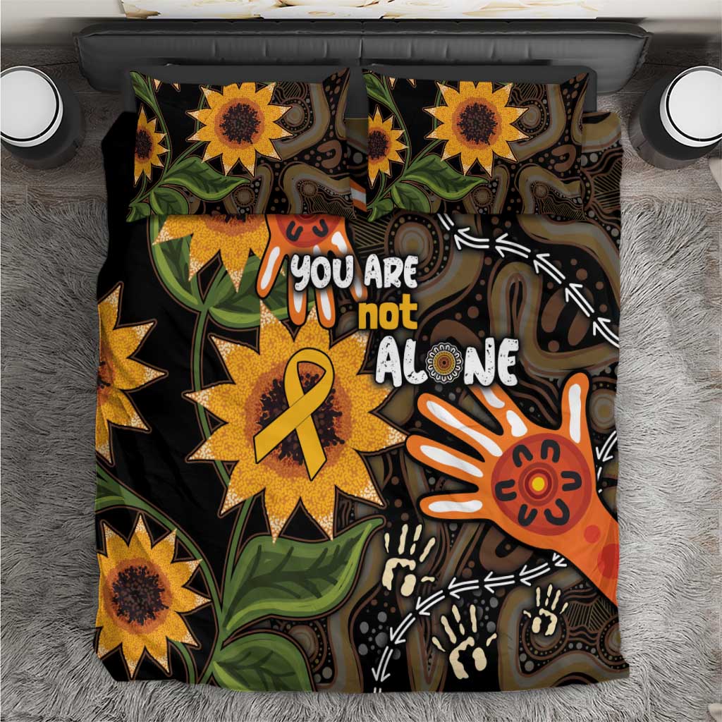 Australia Indigenous Bedding Set You Are Not Alone