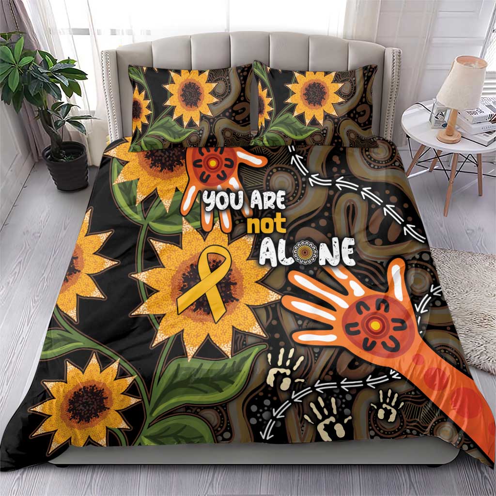Australia Indigenous Bedding Set You Are Not Alone