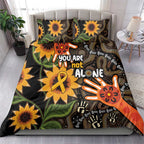 Australia Indigenous Bedding Set You Are Not Alone