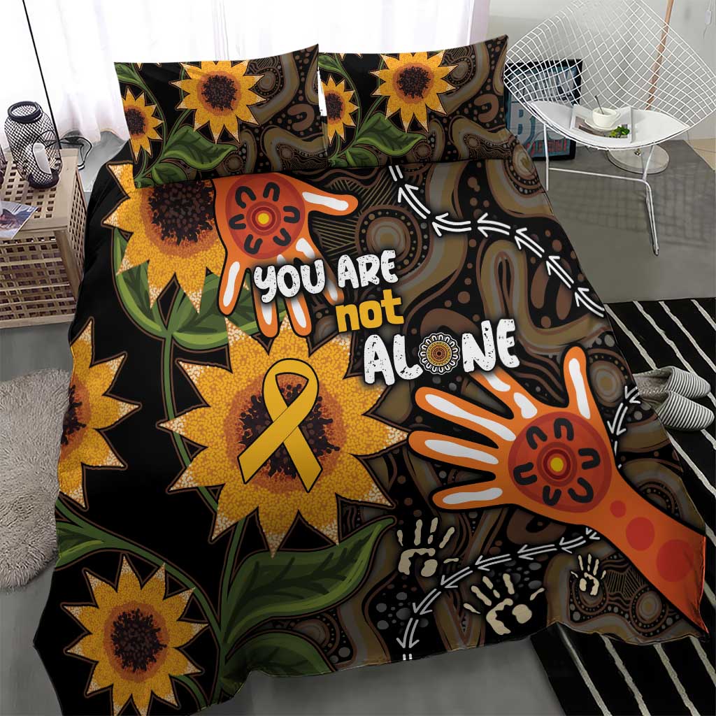 Australia Indigenous Bedding Set You Are Not Alone