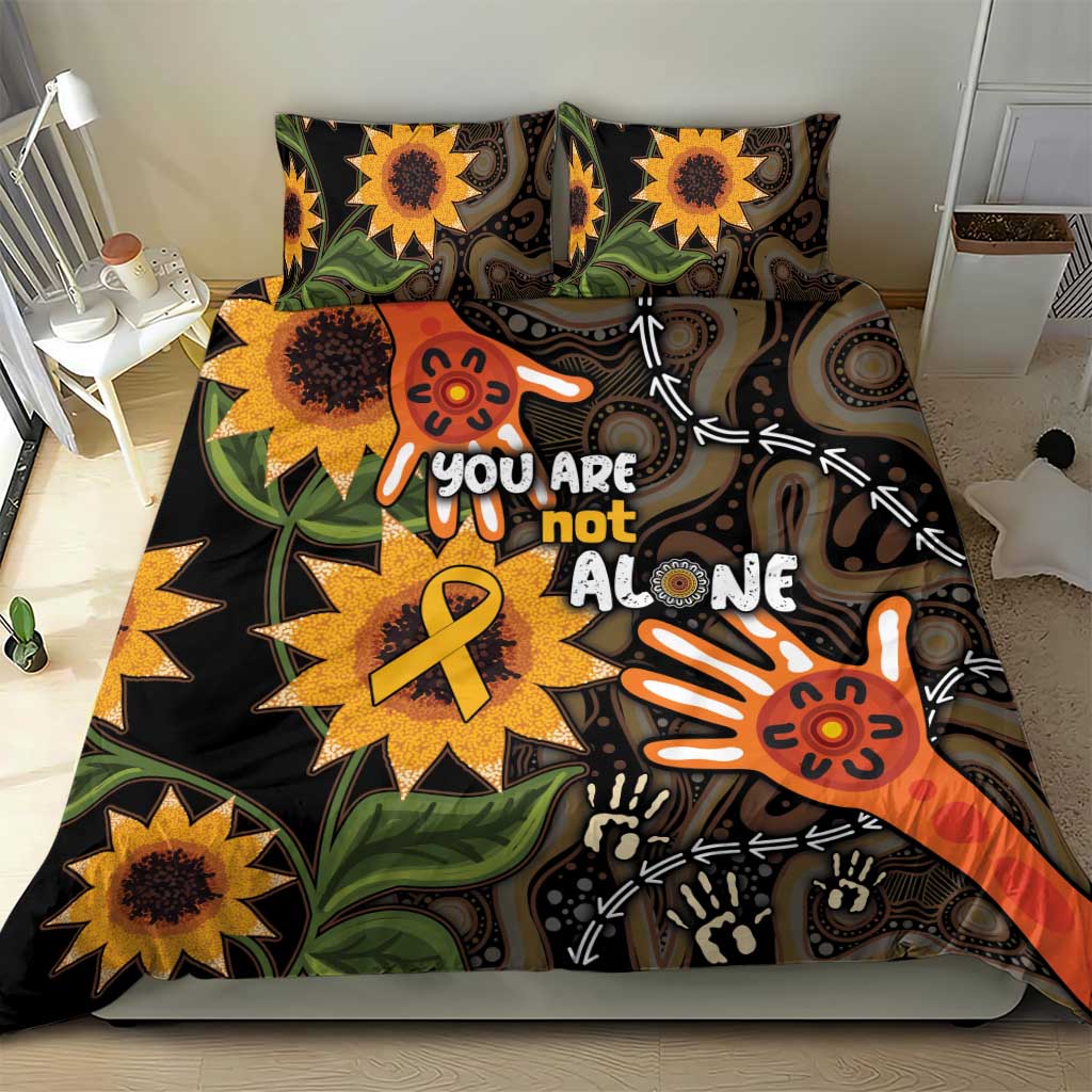 Australia Indigenous Bedding Set You Are Not Alone
