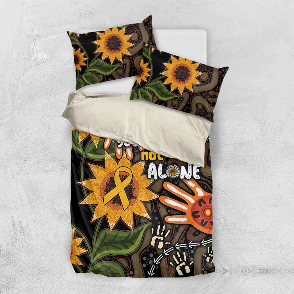 Australia Indigenous Bedding Set You Are Not Alone