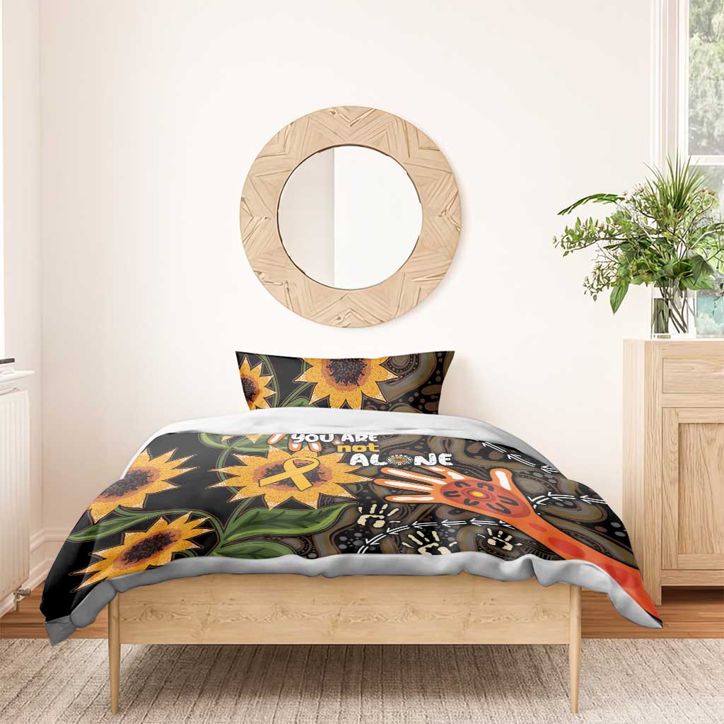 Australia Indigenous Bedding Set You Are Not Alone