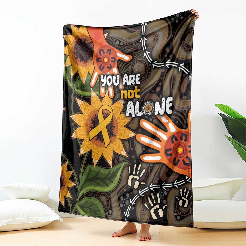 Australia Indigenous Blanket You Are Not Alone