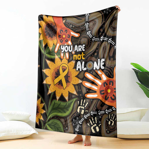 Australia Indigenous Blanket You Are Not Alone