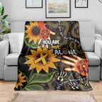 Australia Indigenous Blanket You Are Not Alone