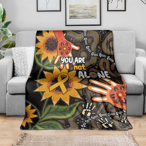 Australia Indigenous Blanket You Are Not Alone