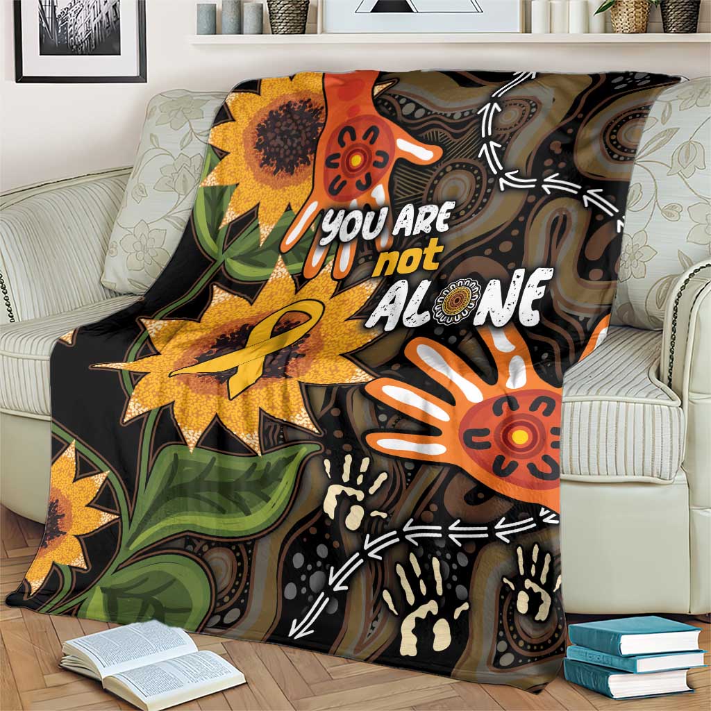 Australia Indigenous Blanket You Are Not Alone