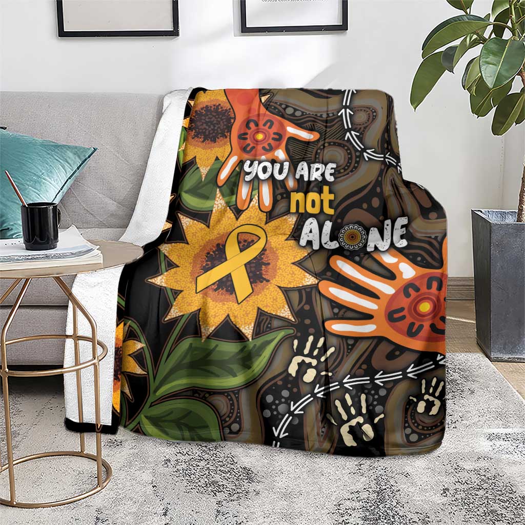 Australia Indigenous Blanket You Are Not Alone