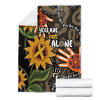 Australia Indigenous Blanket You Are Not Alone