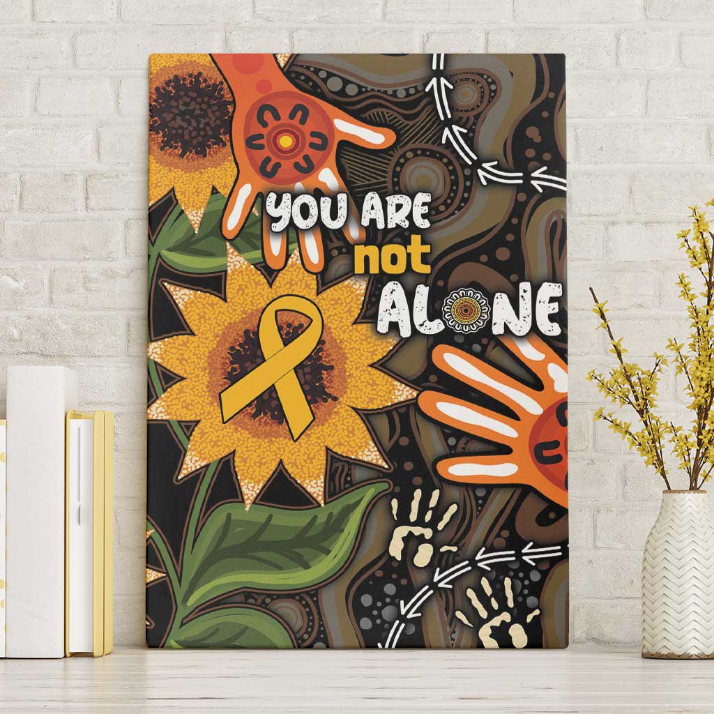 Australia Indigenous Canvas Wall Art You Are Not Alone