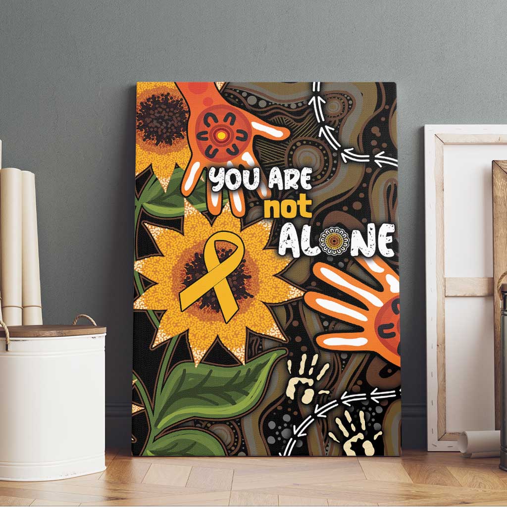 Australia Indigenous Canvas Wall Art You Are Not Alone