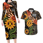 Australia Indigenous Couples Matching Long Sleeve Bodycon Dress and Hawaiian Shirt You Are Not Alone