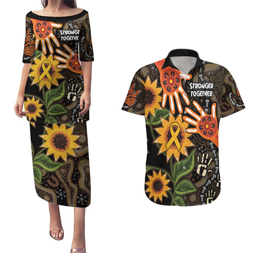 Australia Indigenous Couples Matching Puletasi and Hawaiian Shirt You Are Not Alone