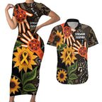 Australia Indigenous Couples Matching Short Sleeve Bodycon Dress and Hawaiian Shirt You Are Not Alone