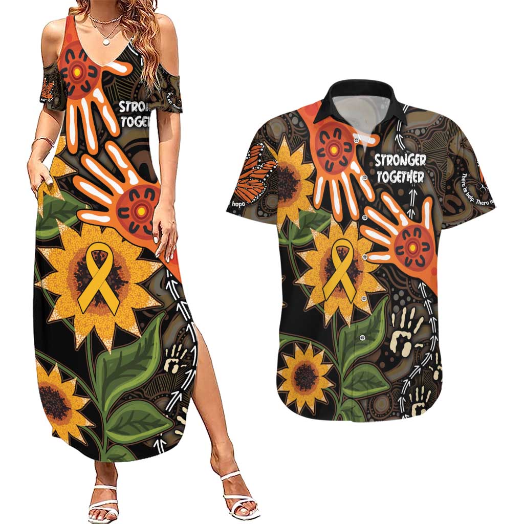 Australia Indigenous Couples Matching Summer Maxi Dress and Hawaiian Shirt You Are Not Alone