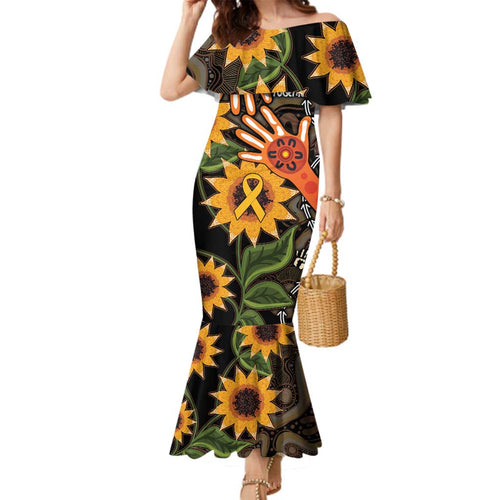Australia Indigenous Family Matching Mermaid Dress and Hawaiian Shirt You Are Not Alone