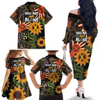 Australia Indigenous Family Matching Off The Shoulder Long Sleeve Dress and Hawaiian Shirt You Are Not Alone