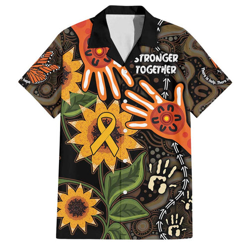 Australia Indigenous Family Matching Off Shoulder Maxi Dress and Hawaiian Shirt You Are Not Alone