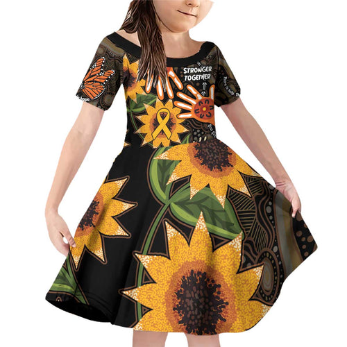 Australia Indigenous Family Matching Off Shoulder Short Dress and Hawaiian Shirt You Are Not Alone